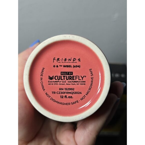 New Friends Central Perk Ceramic Travel Mug 12 fl. oz. CultureFly Exclusive Cup - Picture 7 of 10